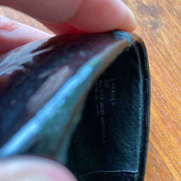 Steve Madden Luxe L-Kasey Black Patent Snake Heels.  Size 8 - Picture 7 of 7